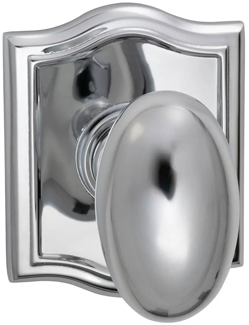 polished chrome knob