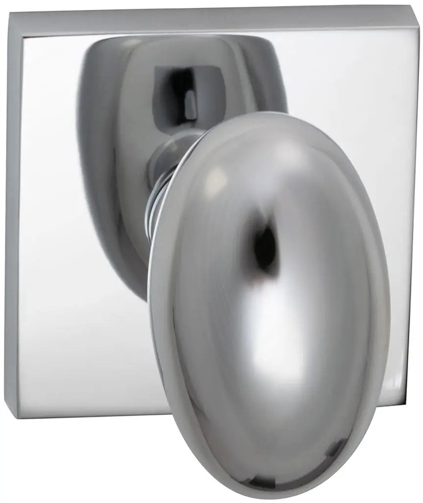 polished chrome knob