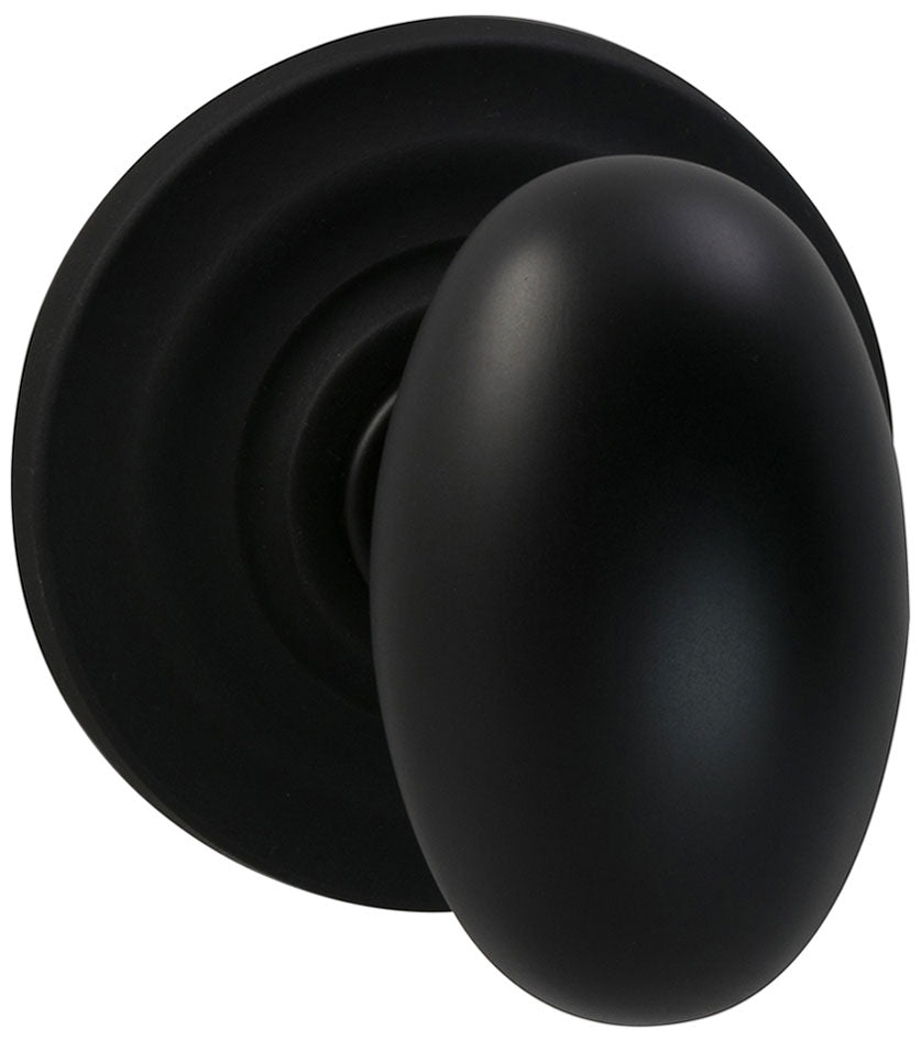 Omnia Prodigy Interior Traditional Egg-shaped Knob Latchset by Omnia