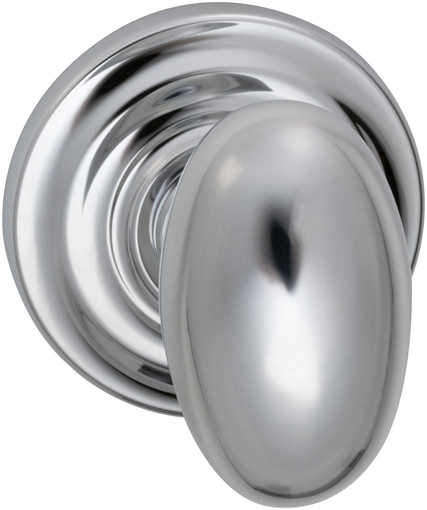 polished chrome knob