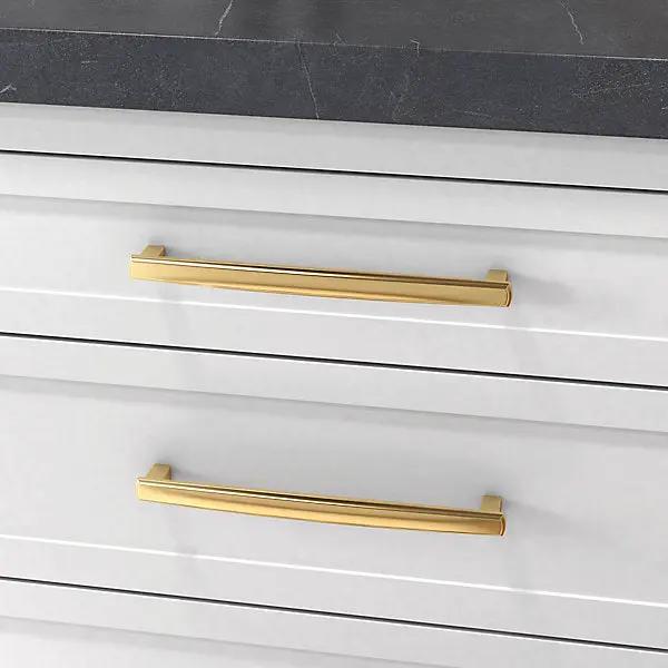 polished brass pull