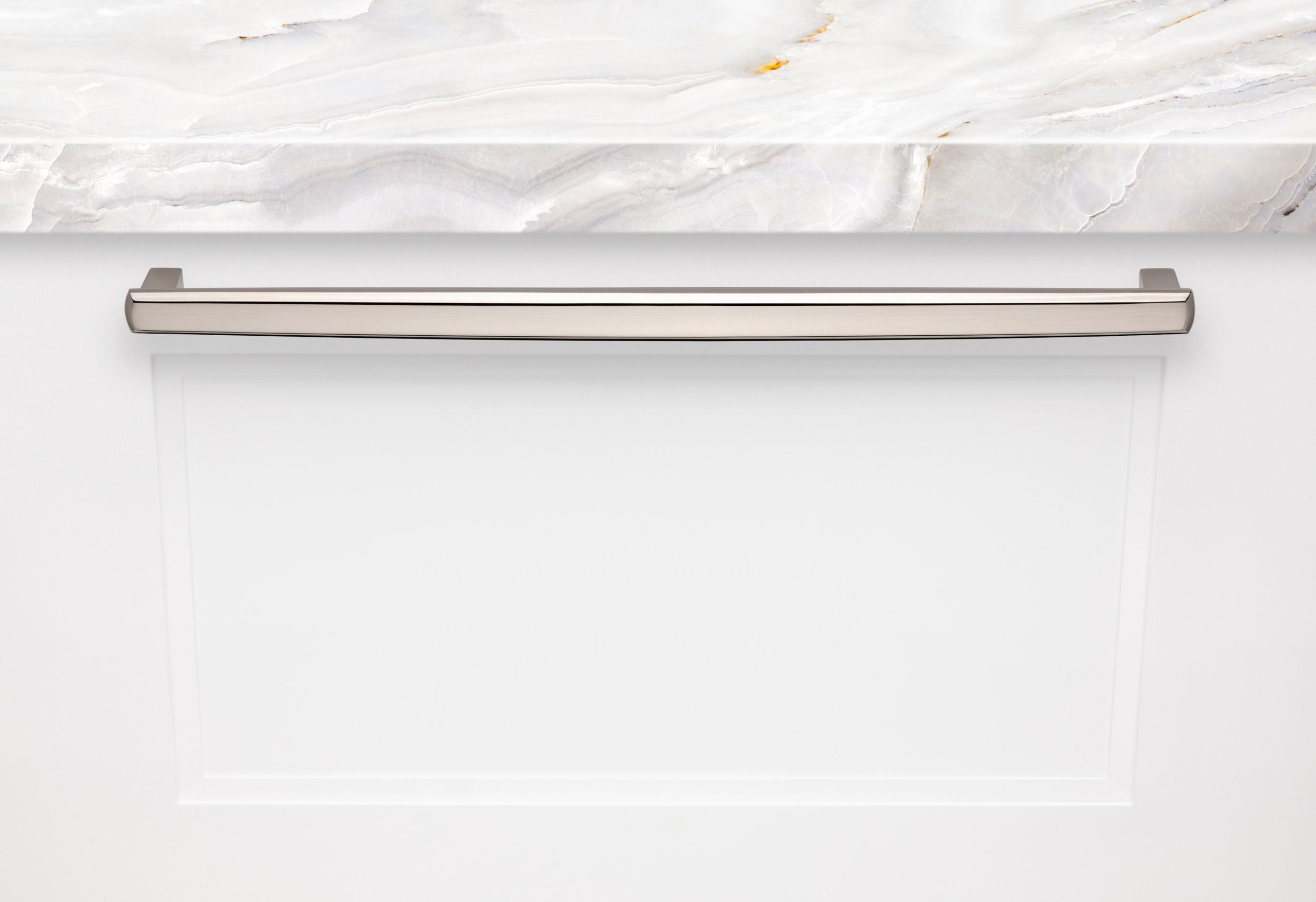 polished nickel pull