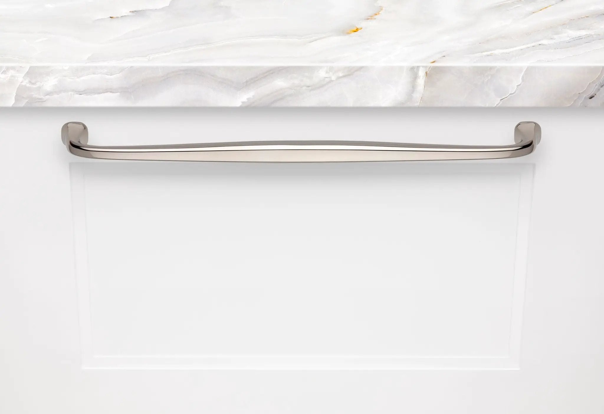polished nickel pull