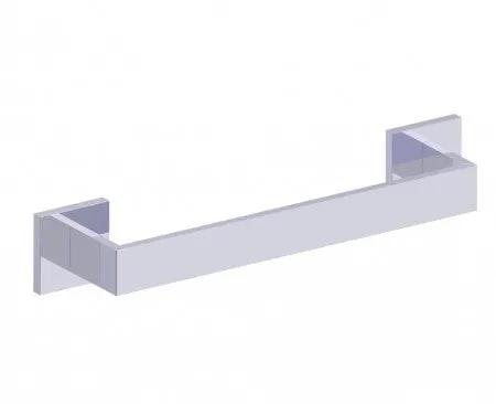 polished chrome towel bar