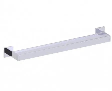 polished chrome towel bar