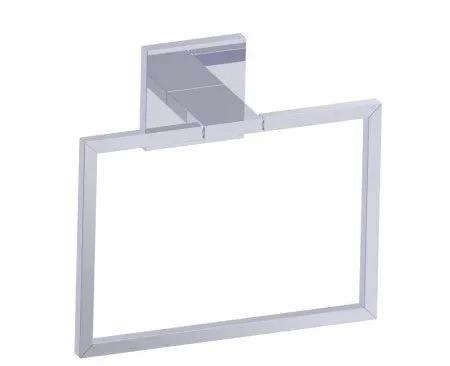 polished chrome towel ring