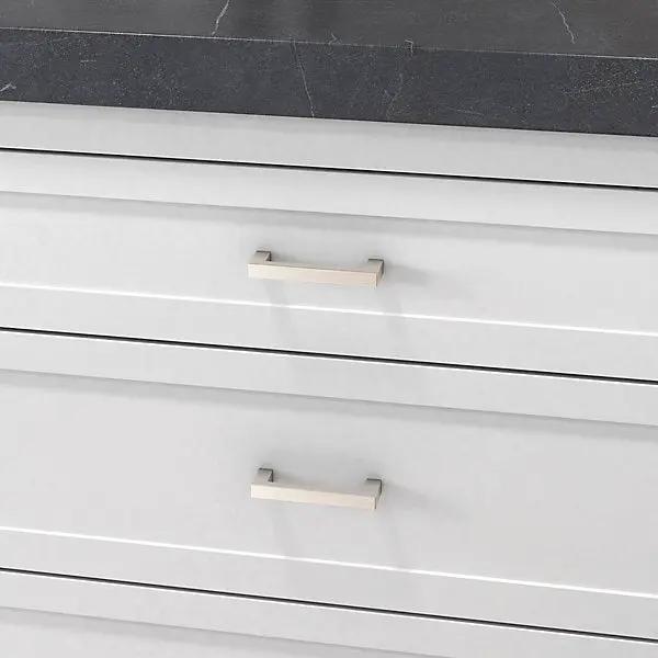 satin nickel pull