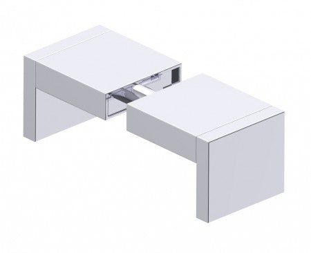 polished chrome door knob