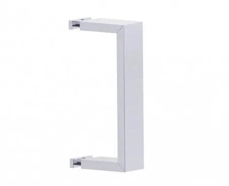 polished chrome door handle