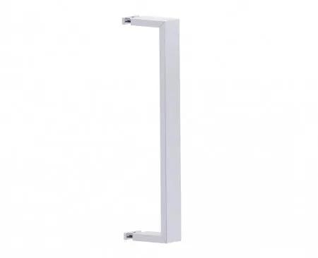 polished chrome door handle