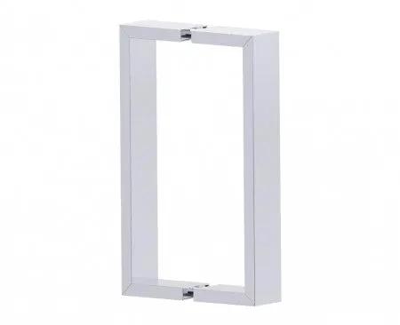 polished chrome door handle