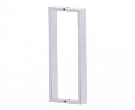polished chrome door handle