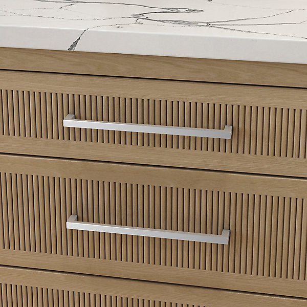 polished chrome pull