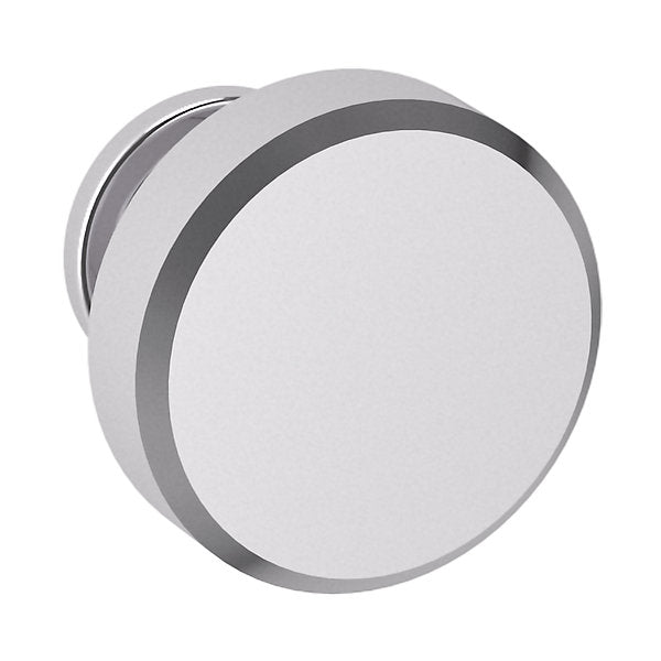 polished chrome knob
