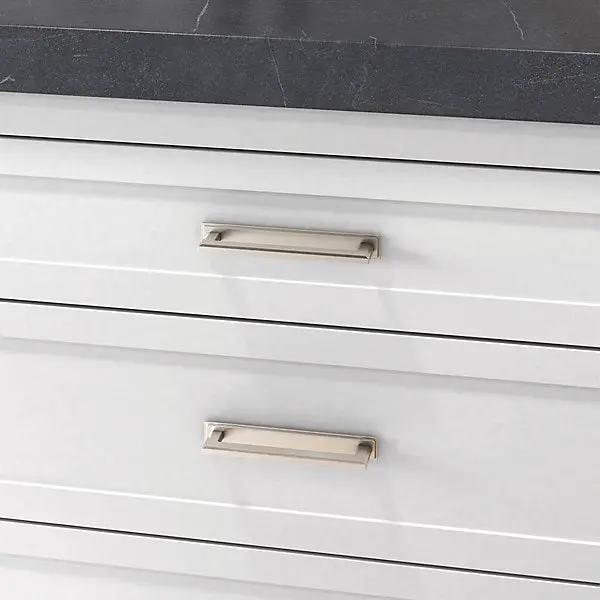 satin nickel pull