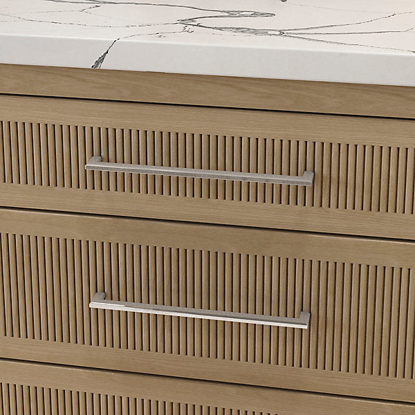 polished chrome pull