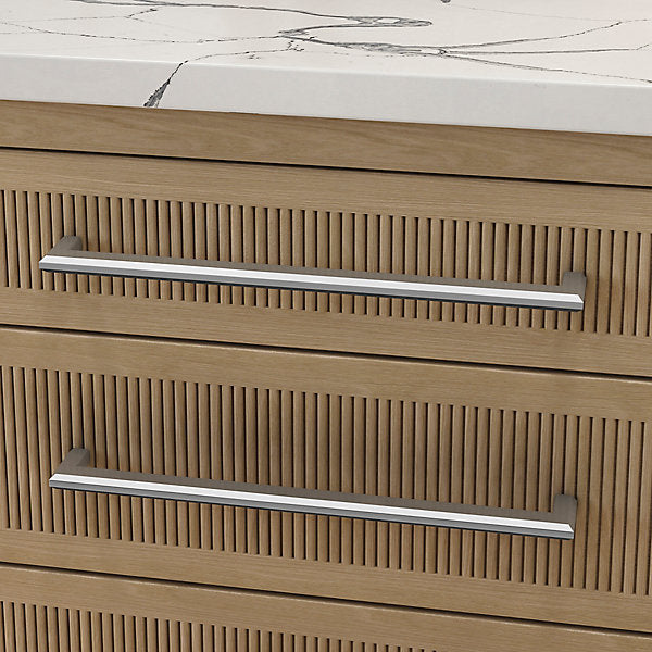 polished chrome pull