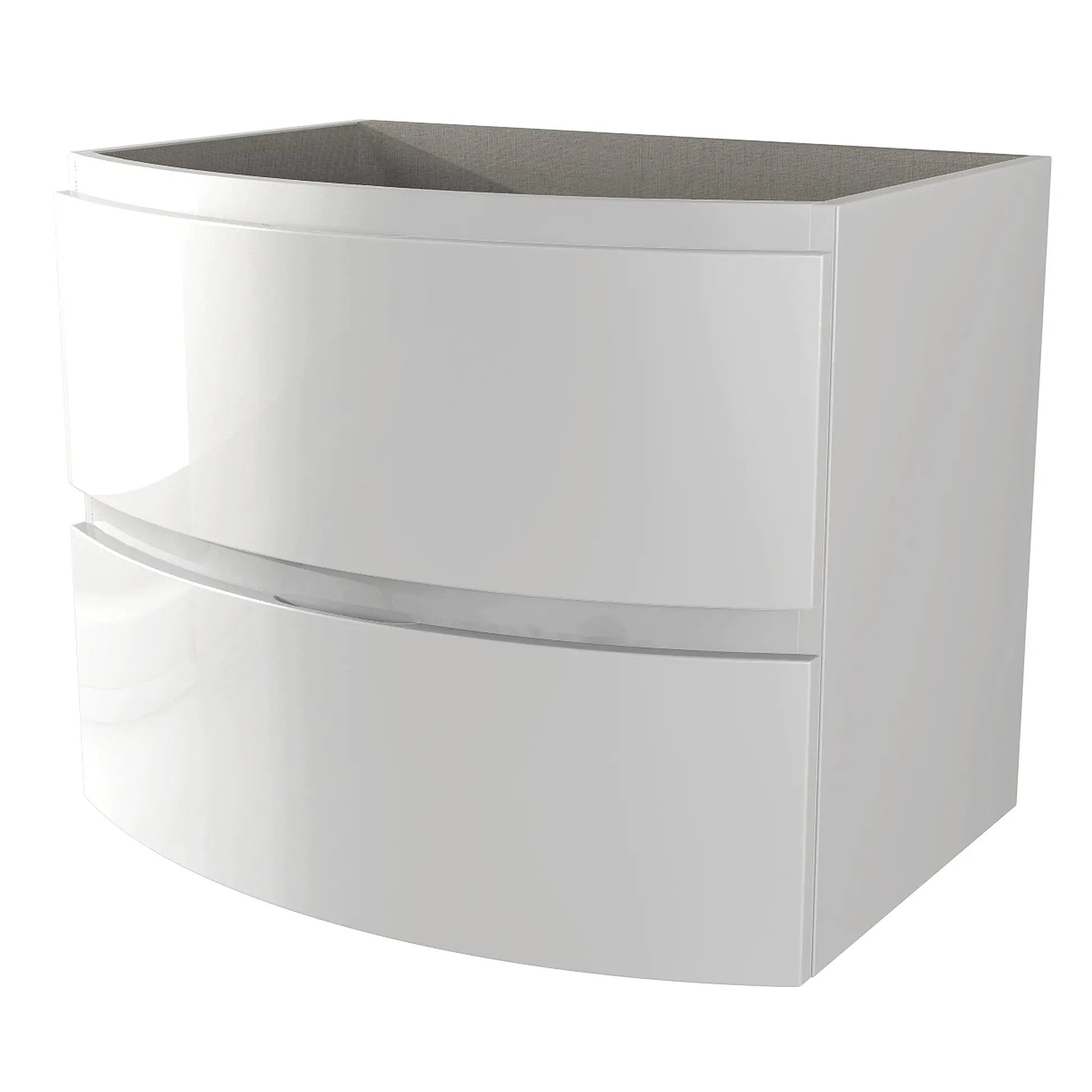 white gloss vanity