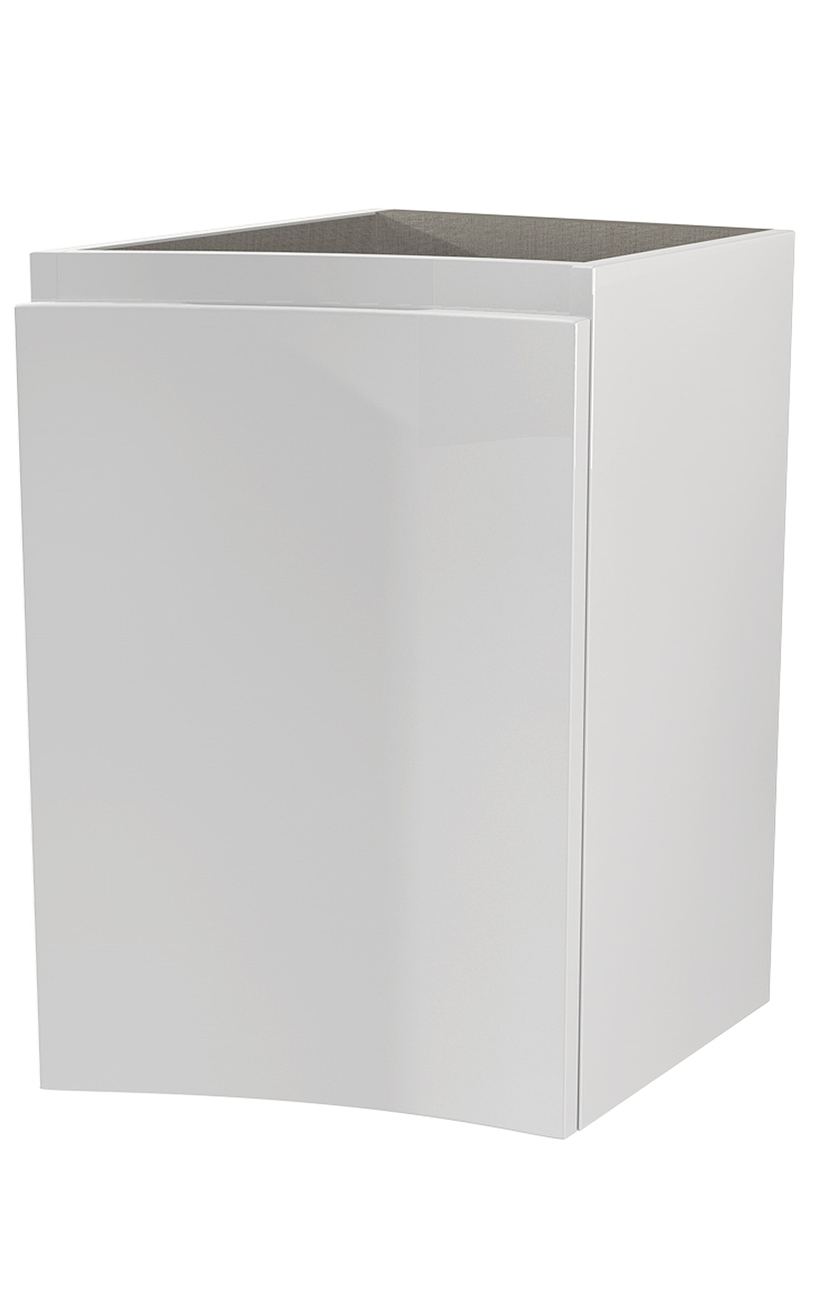 white gloss side cabinet