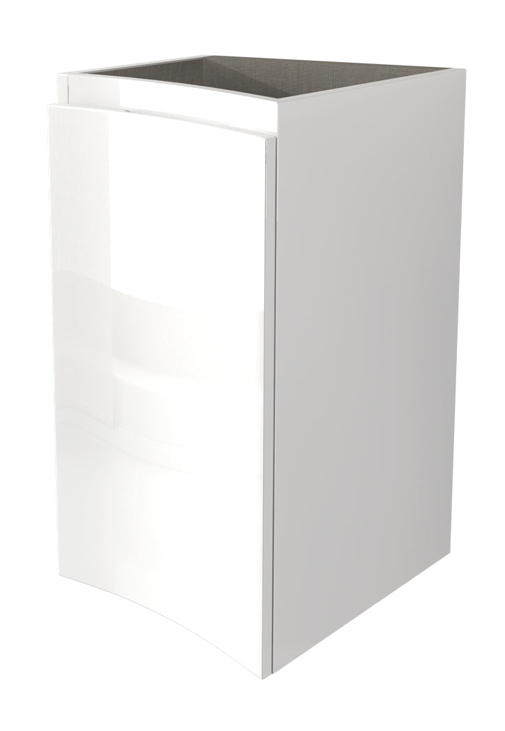 white gloss side cabinet