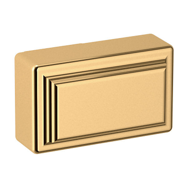 Baldwin Rectangle Raised Knob by Baldwin