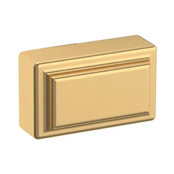 Baldwin Rectangle Raised Knob by Baldwin