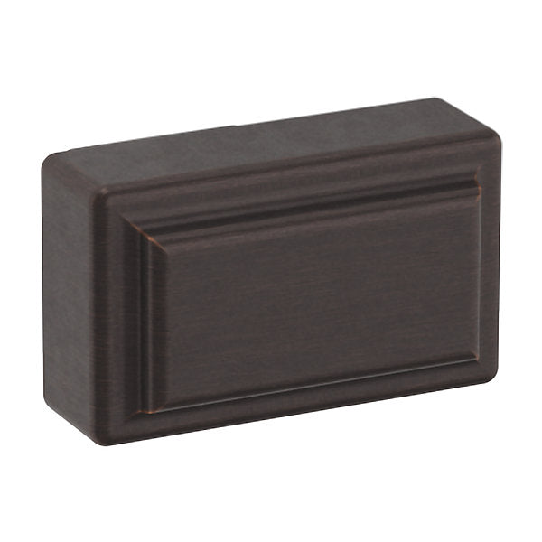 Baldwin Rectangle Raised Knob by Baldwin