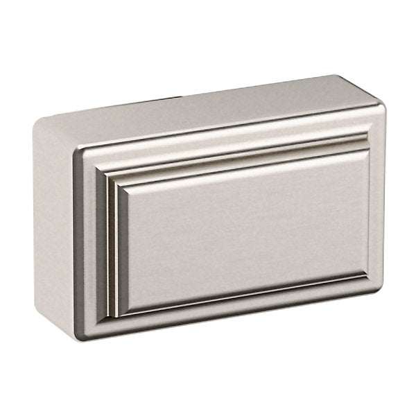 Baldwin Rectangle Raised Knob by Baldwin