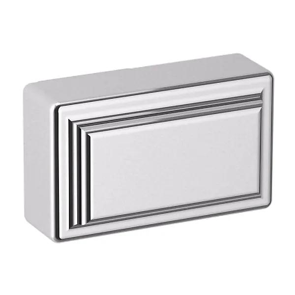 polished chrome knob