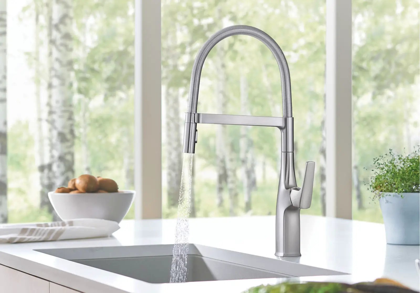 chrome faucet