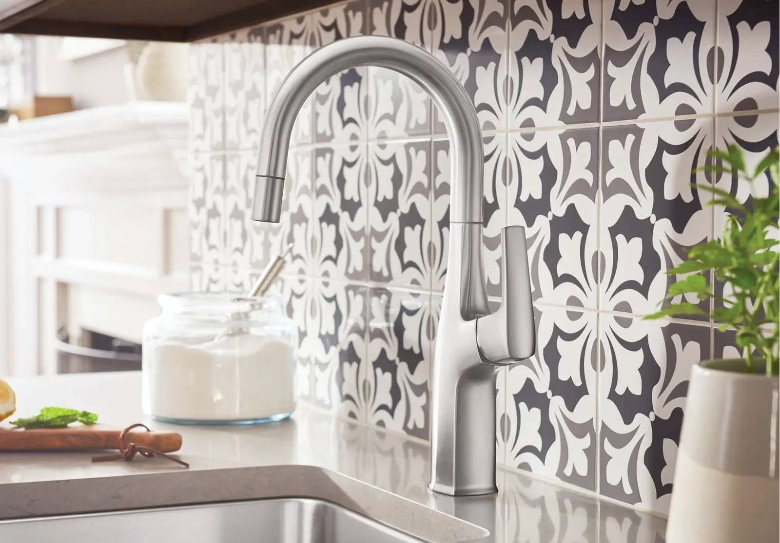 chrome faucet