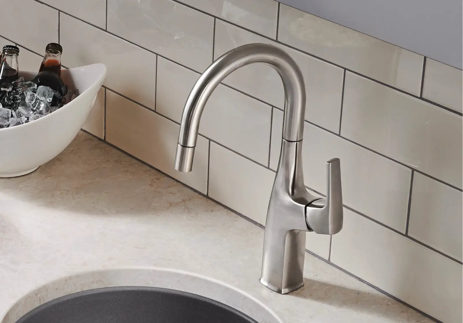 chrome faucet