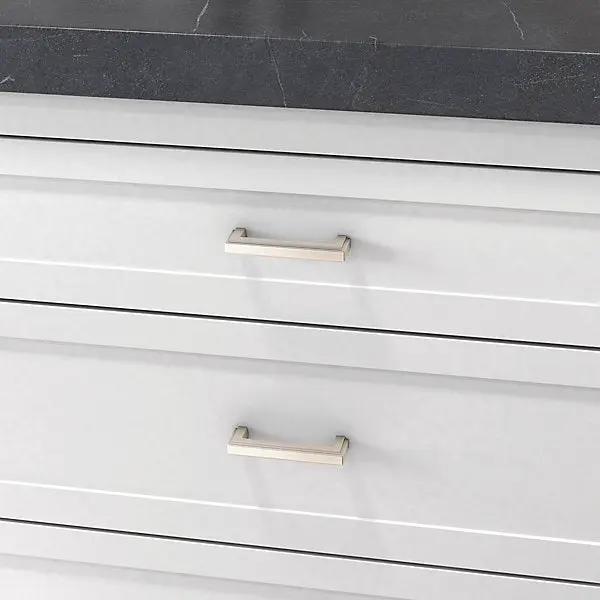 satin nickel pull