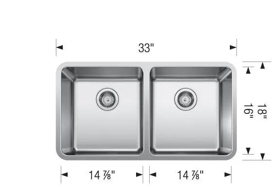 satin polish stainless steel sink