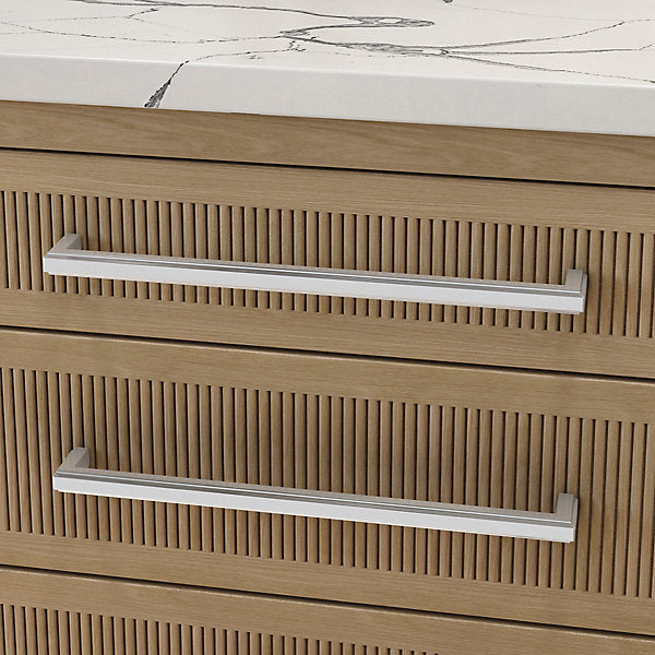 polished chrome pull