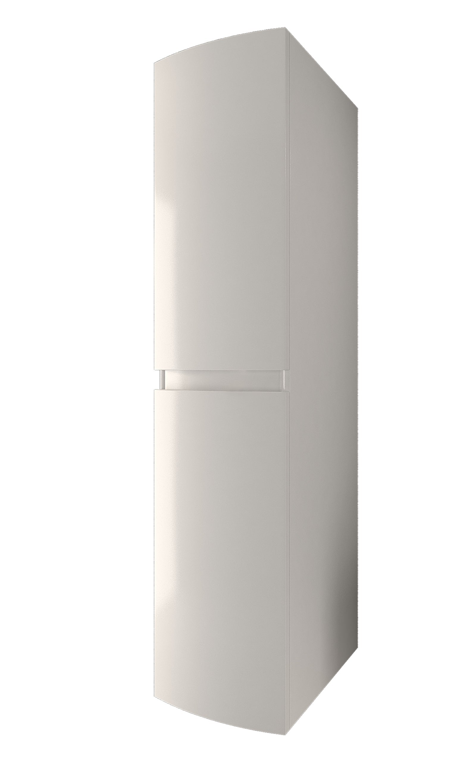 white gloss linen cabinet