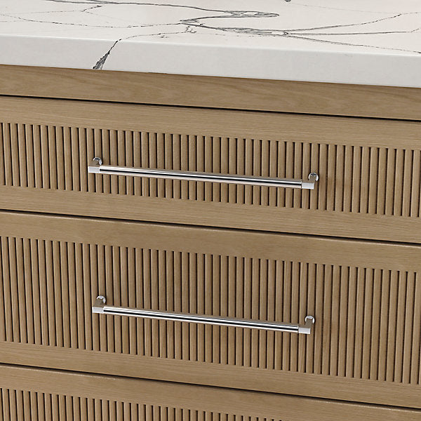 polished chrome pull