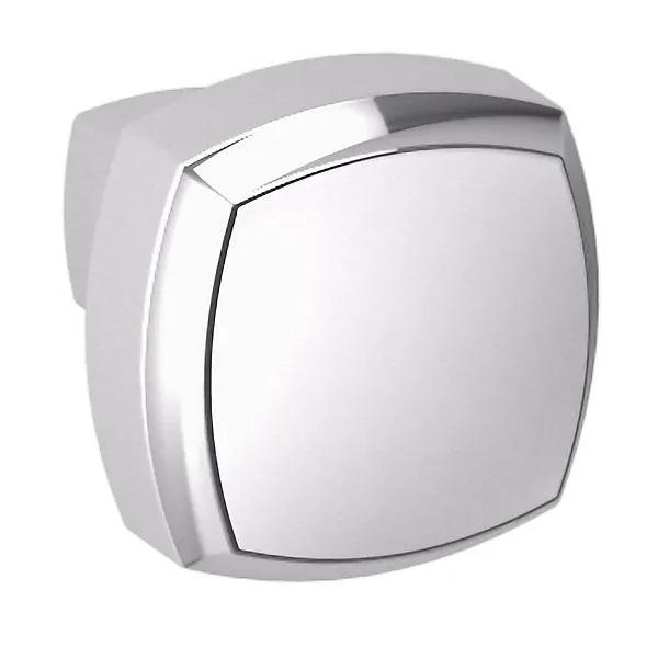 polished chrome knob