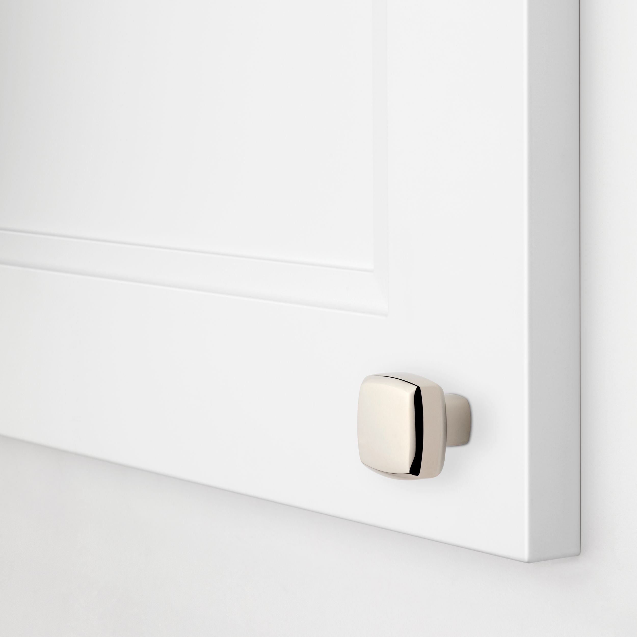 polished nickel knob