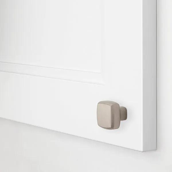satin nickel knob