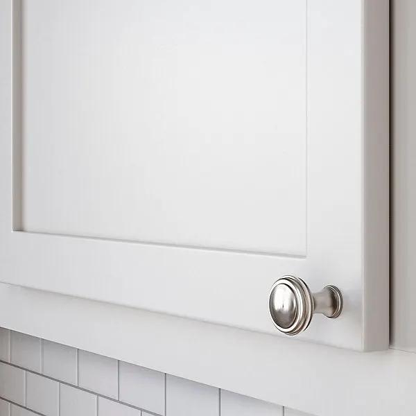 satin nickel knob