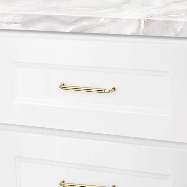 polished brass pull