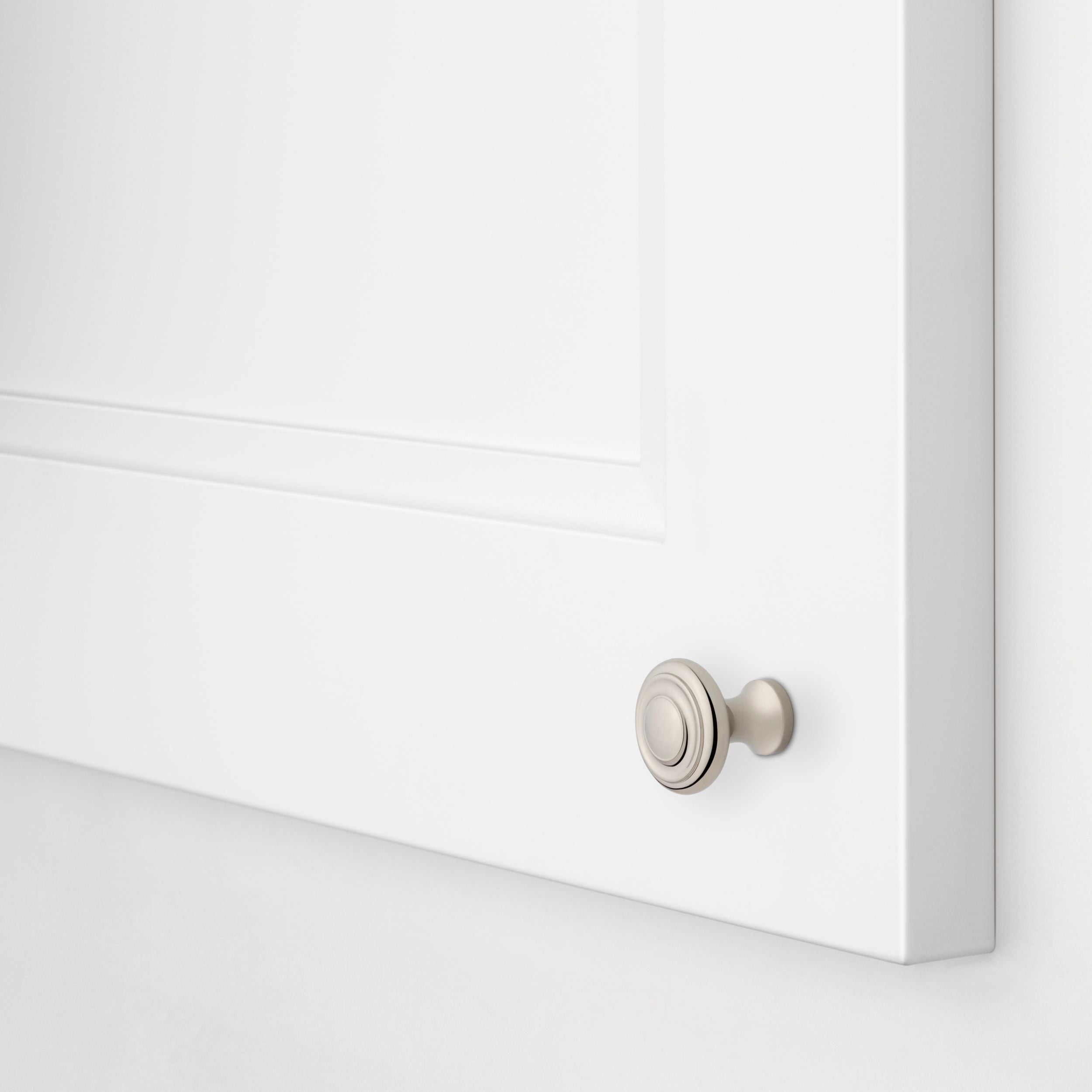 polished nickel knob