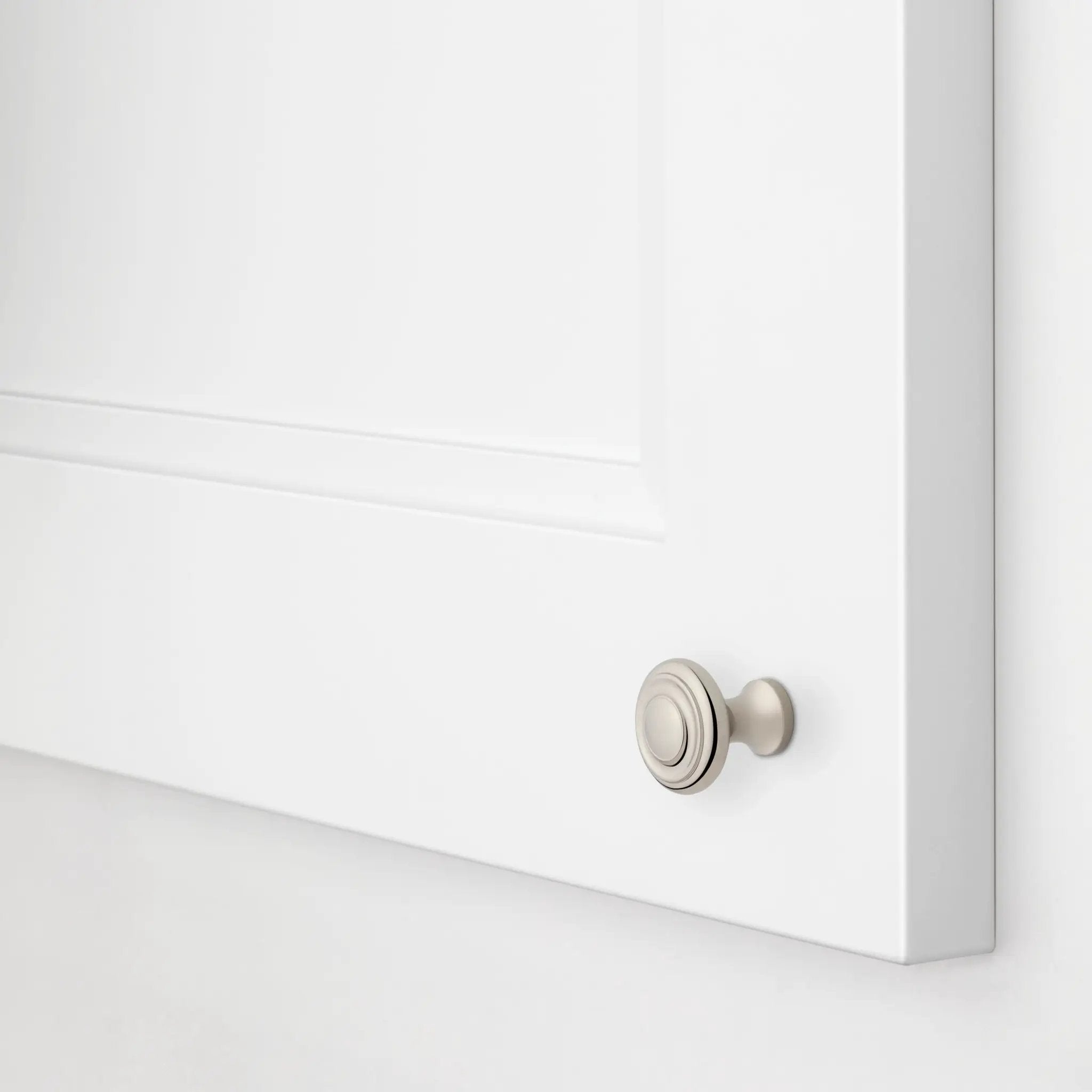 polished nickel knob