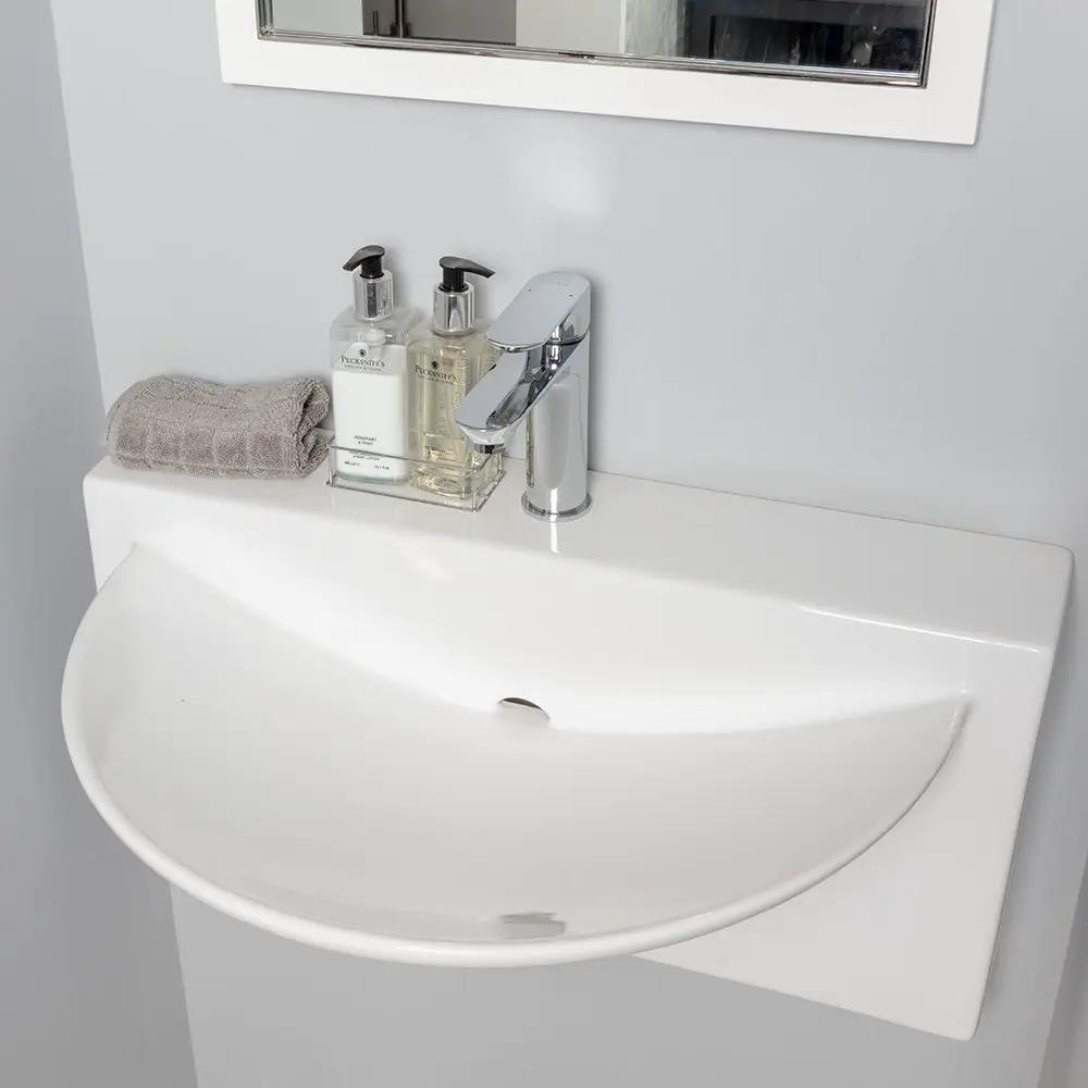 polished chrome faucet