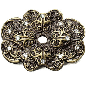 antique brass backplate