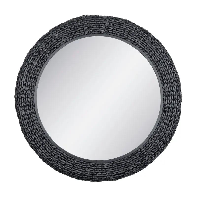 Varaluz Athena 40-in Round Wall Mirror by Varaluz