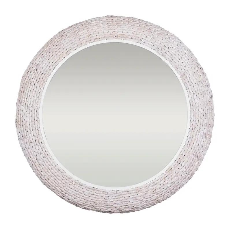 Varaluz Athena 40-in Round Wall Mirror by Varaluz