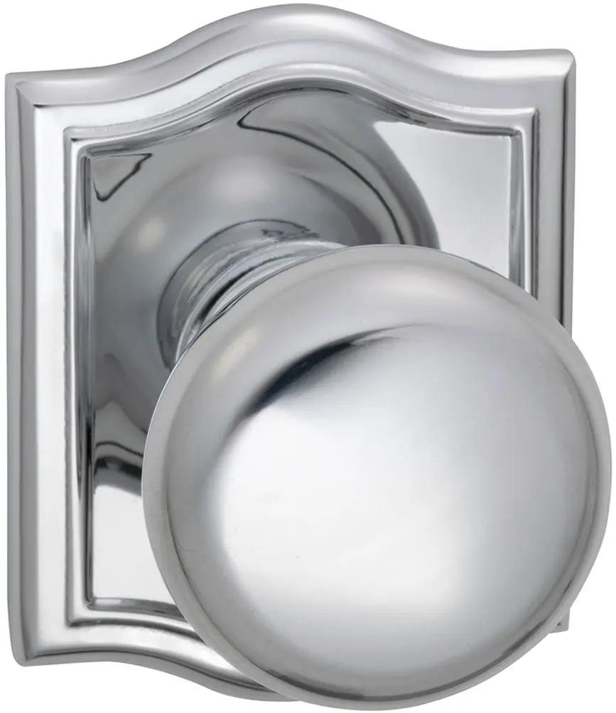polished chrome knob