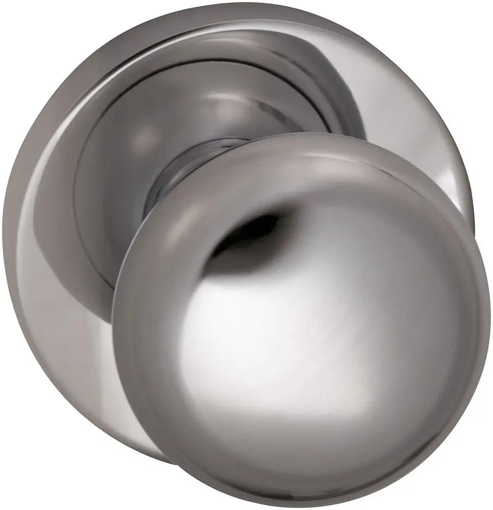polished chrome knob